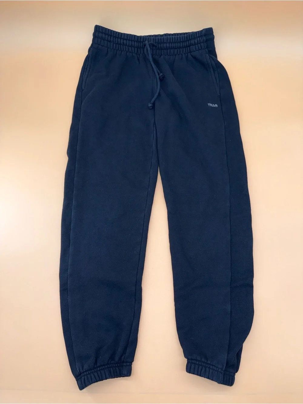 Aritzia TNA Cozy Sweatfleece Jogger Black Comfy Loungewear Boyfriend fit
